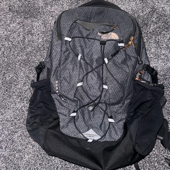 The North Face Black and Gray Backpack - Picture 1 of 4
